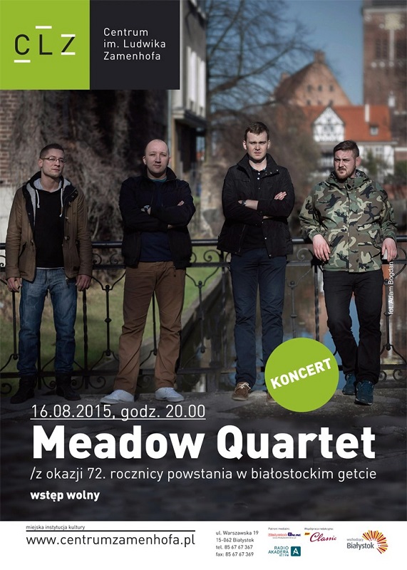 Koncert Meadow Quartet w CLZ w Białymstoku