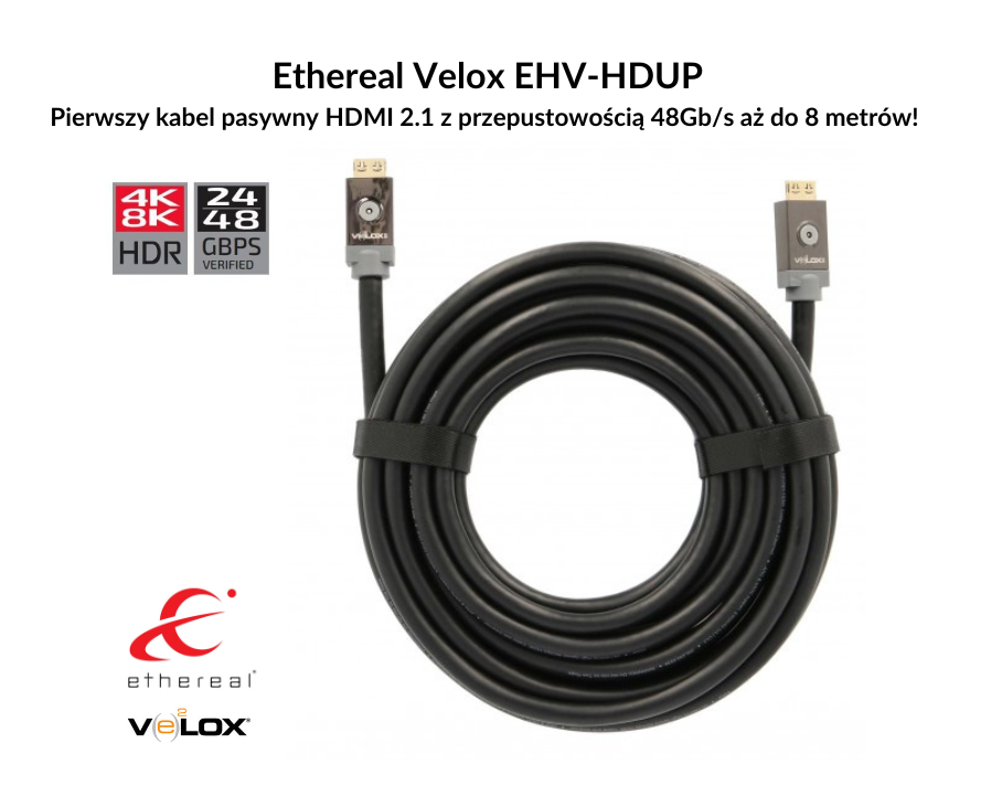 Ethereal Velox EHV-HDUP - 8K i 48GB/s