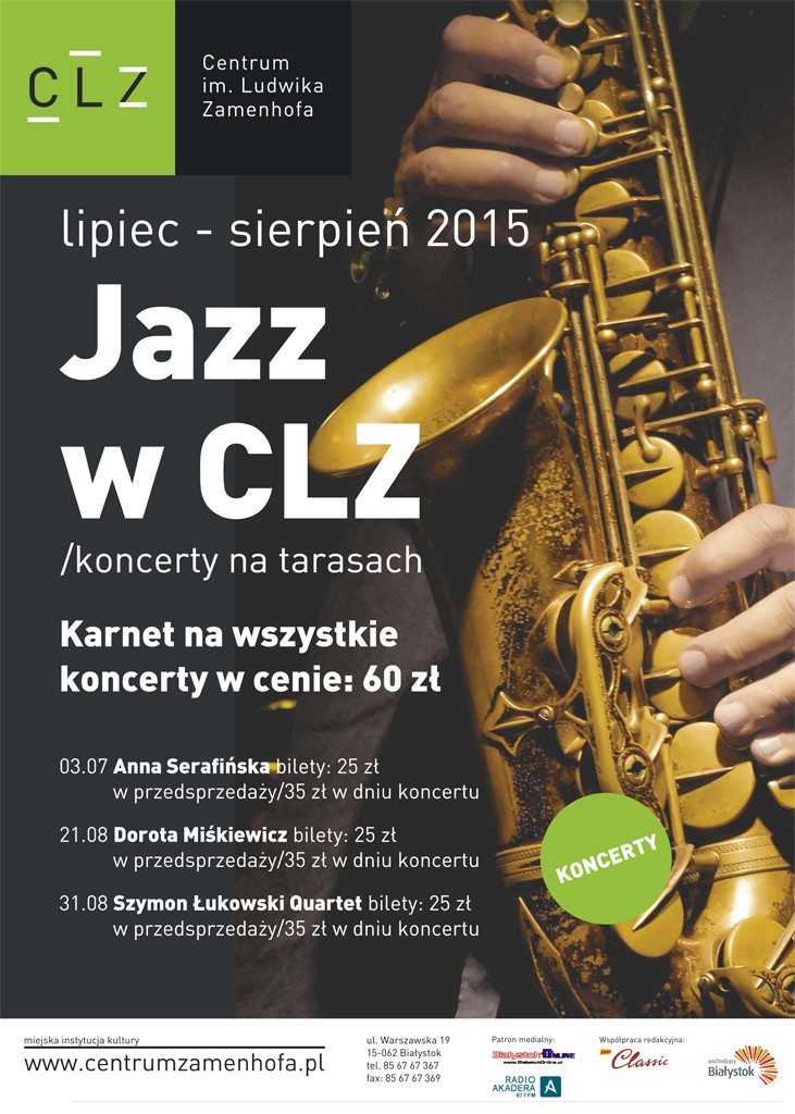 Jazz w CLZ - koncert Szymon Łukowski Quartet