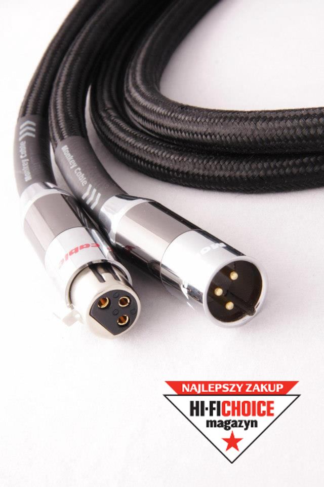 Audiofilskie interkonekty 2xXLR: Monkey Cable Clarity
